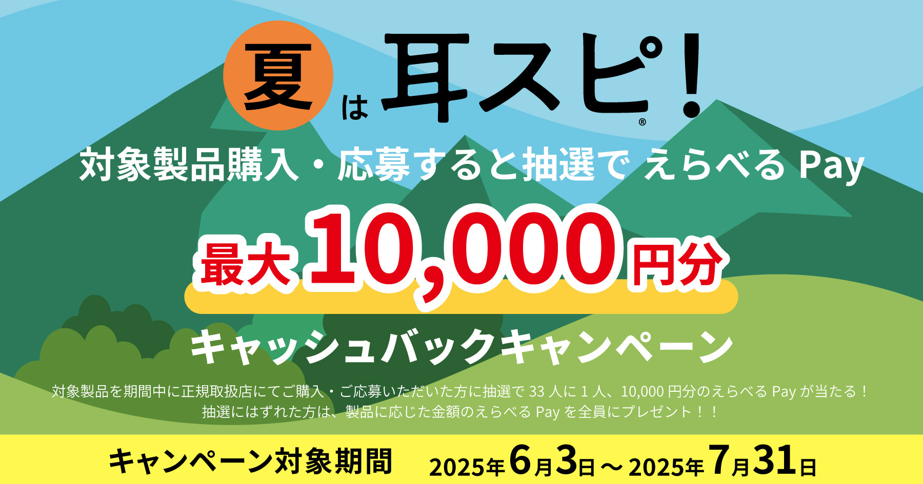 2025夏キャッシュバックキャンペーン2
