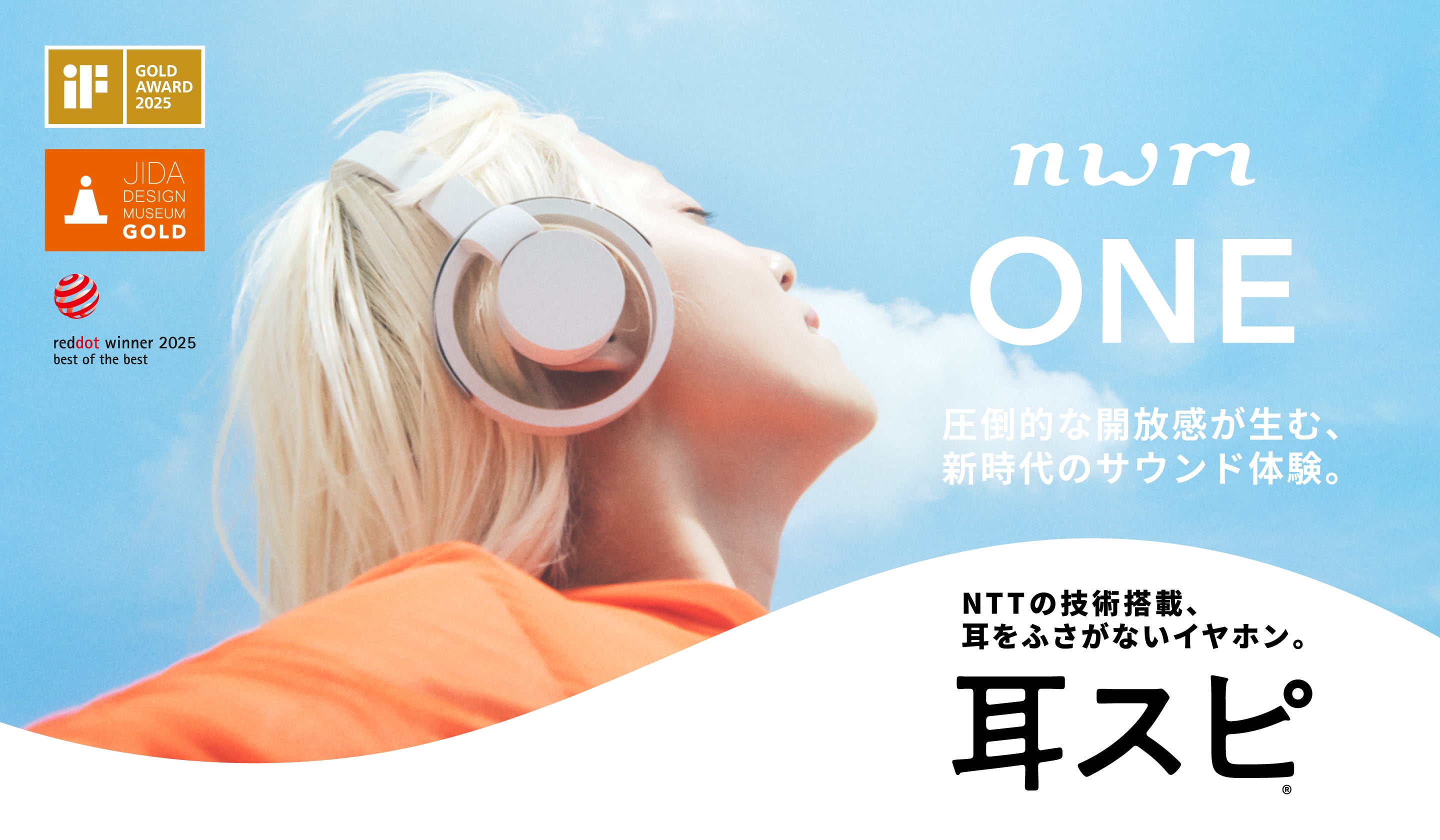 nwm ONE オープンイヤー型 オーバーヘッド 耳スピーカー | オープン